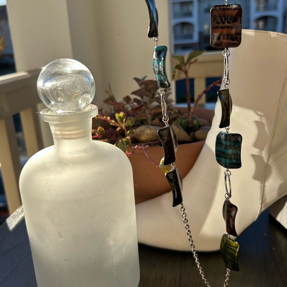Multicolor Layering Necklace - Picture 2 of 3